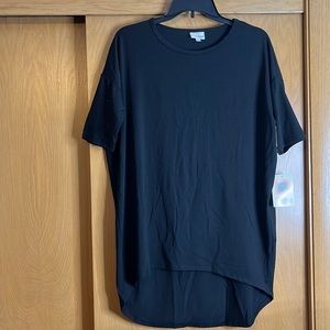 Lularoe black Irma style shirt, size extra small